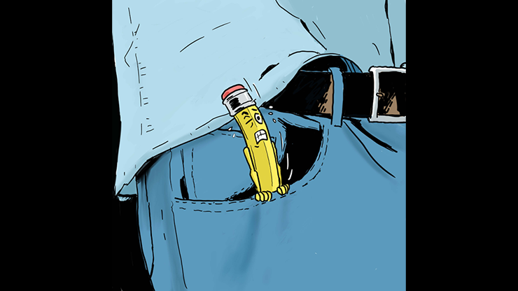 Rising Pencil From Pocket by Armen Škobalj - Video Download