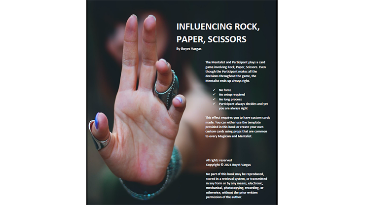 Influencing Rock Paper Scissors by Boyet Vargas - ebook