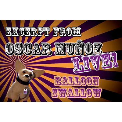 Balloon Swallow by Oscar Munoz (Excerpt from Oscar Munoz Live) - Video Download