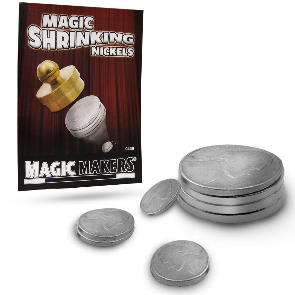 Nickels rétractables magiques, créateurs de magie