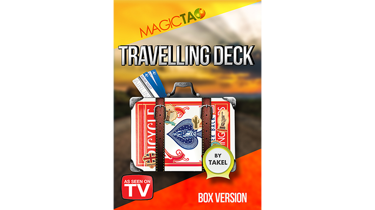 Version Travelling Deck Box Rouge, Gimmick et instructions en ligne par Takel*