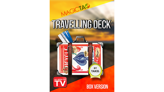 Version Travelling Deck Box Rouge, Gimmick et instructions en ligne par Takel*