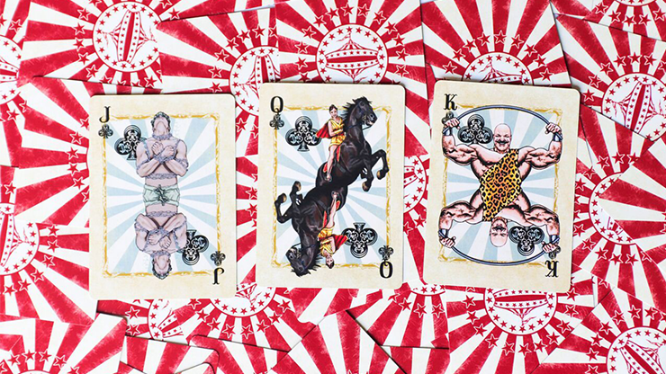Limited Edition Nostalgic Circus Playing Cards, on sale