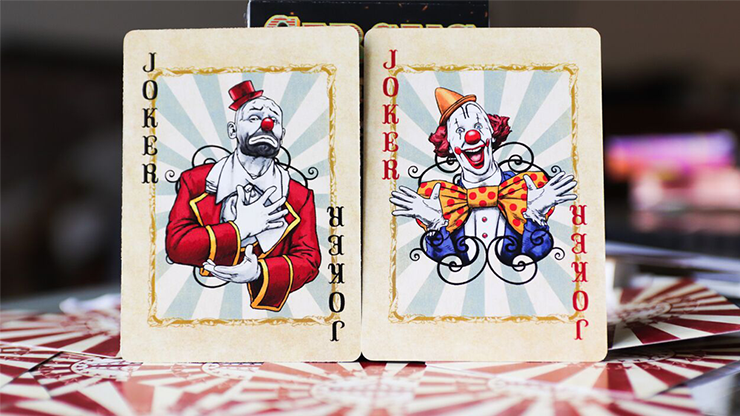 Limited Edition Nostalgic Circus Playing Cards, on sale
