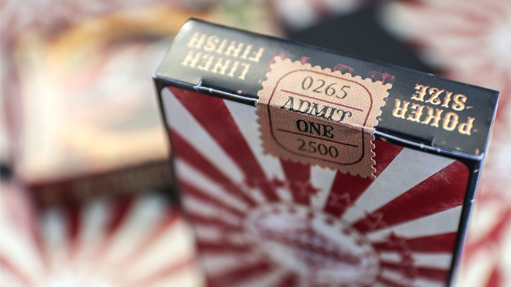 Limited Edition Nostalgic Circus Playing Cards, on sale
