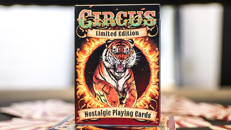 Limited Edition Nostalgic Circus Playing Cards, on sale