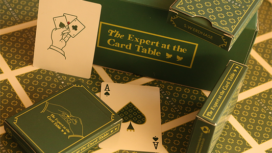 Limited Edition The Expert at the Card Table (Green) Playing Cards, on sale