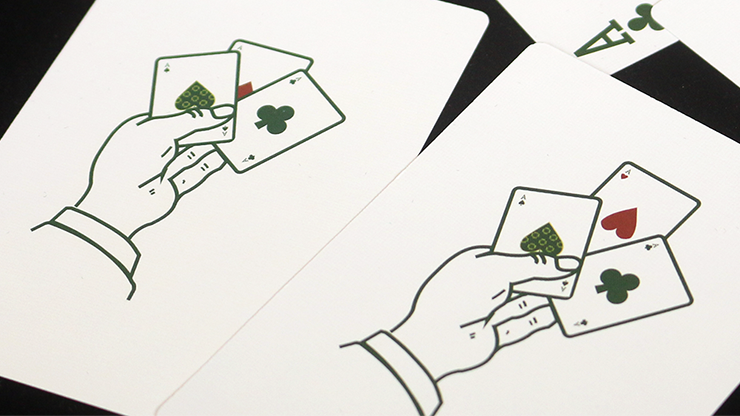 Limited Edition The Expert at the Card Table (White) Playing Cards, on sale