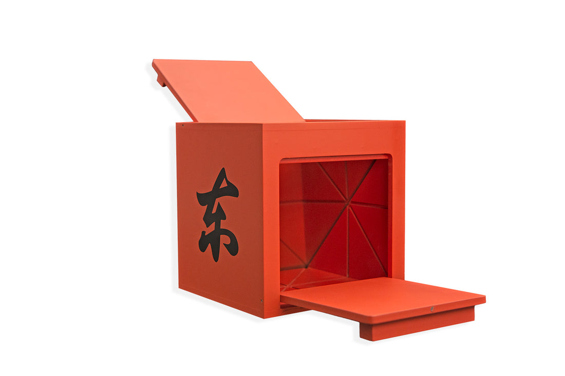 Mandarin Mirror Box - Red