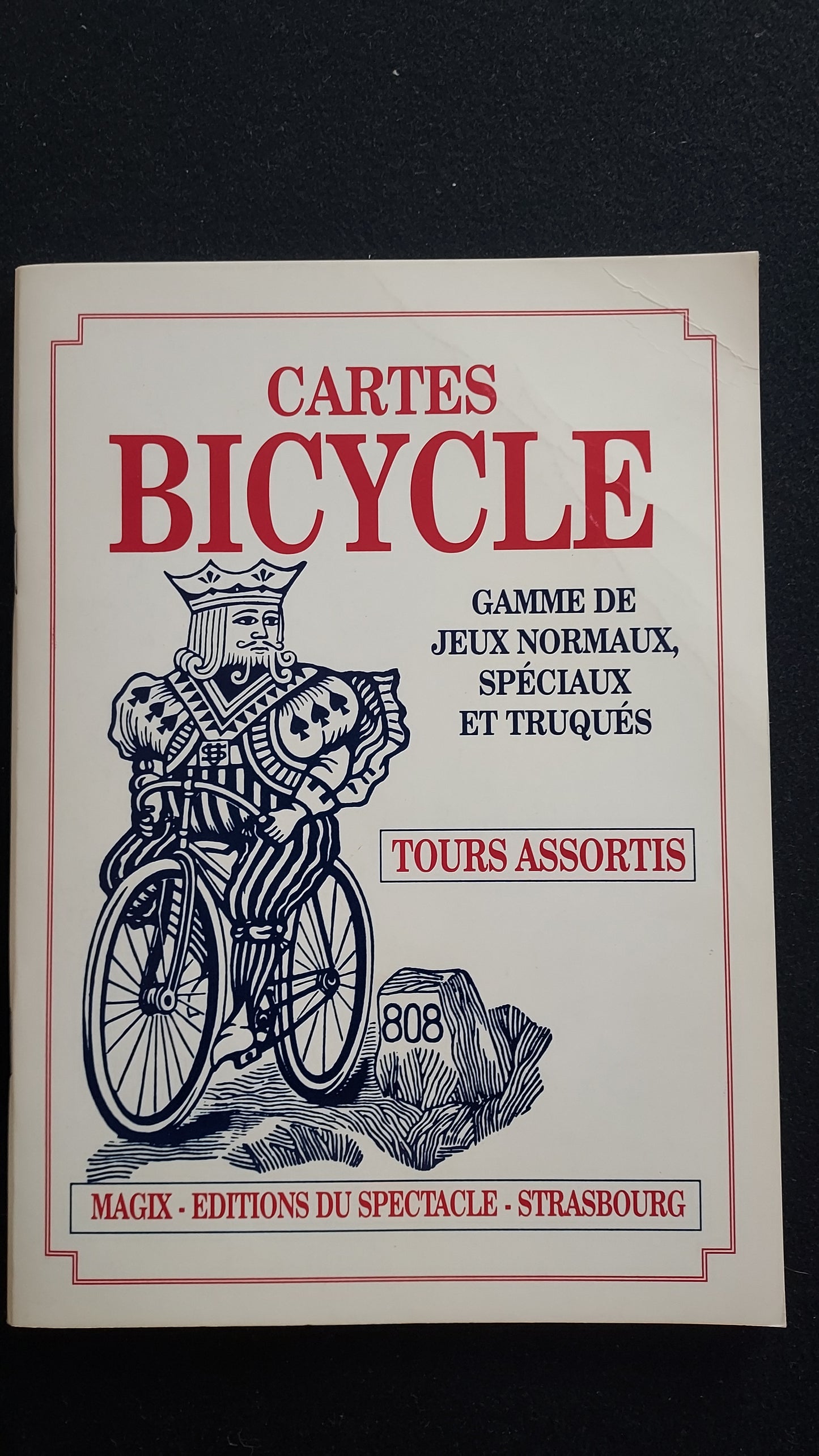Cartes bicycle gamme de jeux normale spéciaux et truqués, livre français
