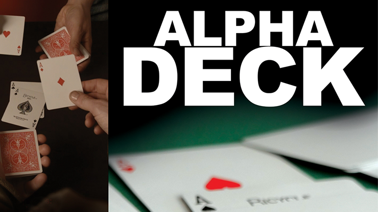 Alpha Deck, Cards and Online Instructions by Richard Sanders*