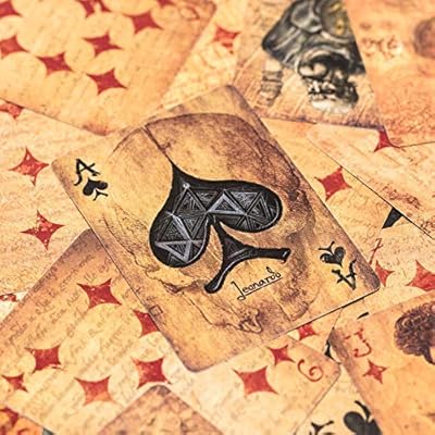 Leonardo Playing Cards, Gold Edition, on sale