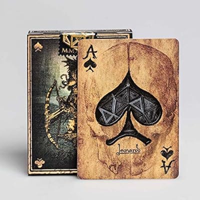 Leonardo Playing Cards, Gold Edition, on sale