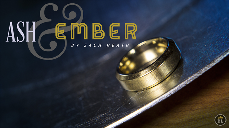 Ash and Ember Gold Beveled Size 13, 2 Rings by Zach Heath*