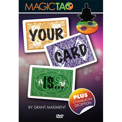Your Card Is (with DVD and Gimmick) by Grant Maidment and Magic Tao