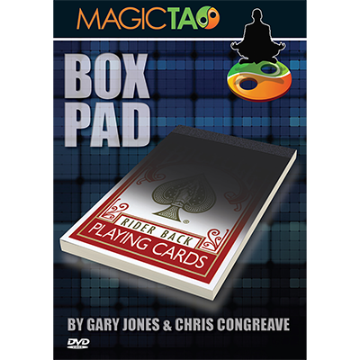 Box Pad, Red (with DVD and Gimmick) by Gary Jones and Chris Congreave