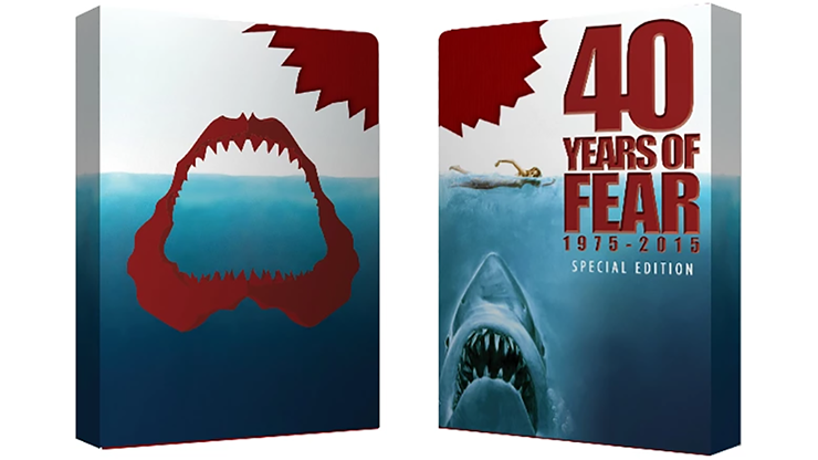 Bicycle 40 Years of Fear, Special Edition Jaws Card Magic by Crooked Kings
