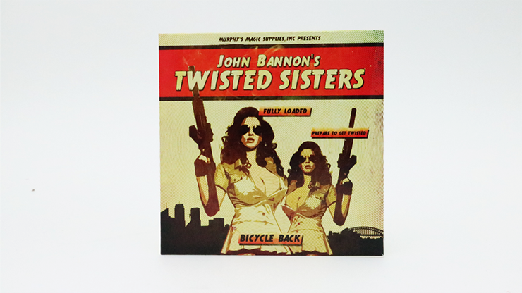 Twisted Sisters 2.0 (Gimmicks and Online Instructions) Bicycle Back by John Bannon - Trick