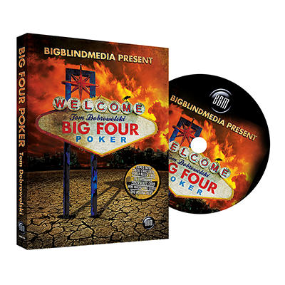 Big Four Poker Japanese version, English DVD and Japanese Gimmick by Tom Dobrowolski and Big Blind Media