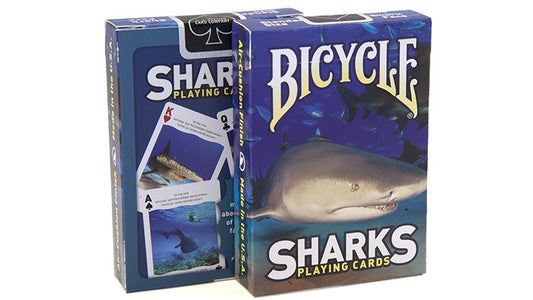 Bicycle Sharks Playing Cards by US Card Magic