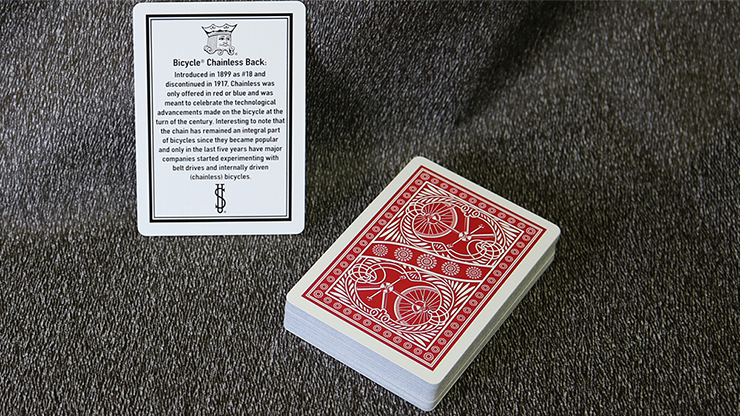 Bicycle Chainless Playing Cards, Red by US Playing Cards