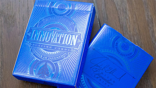 Innovation - Blue Signature Edition Playing Cards by Jody Eklund