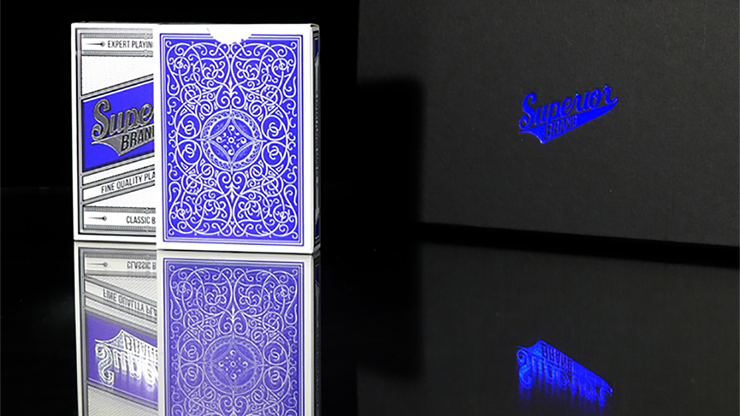 Superior, Blue Playing Cards by Expert Card Magic Co