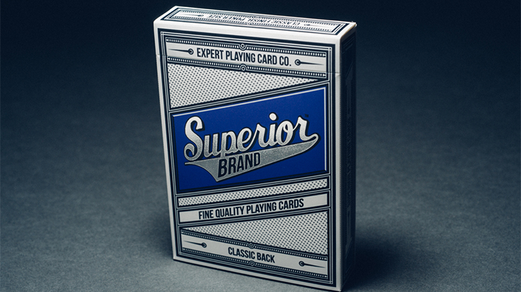 Superior, Blue Playing Cards by Expert Card Magic Co