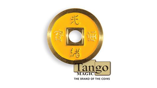 Dollar Size Chinese Coin, Yellow by Tango (CH031)