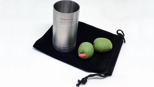 Spirit/Shot Measure pouces Chop Cup pouces avec olives par Mike Busby