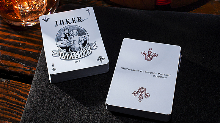 Gamesters Standard Edition Playing Cards, Black by Whispering Imps