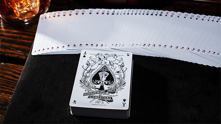 Gamesters Standard Edition Playing Cards, Black by Whispering Imps