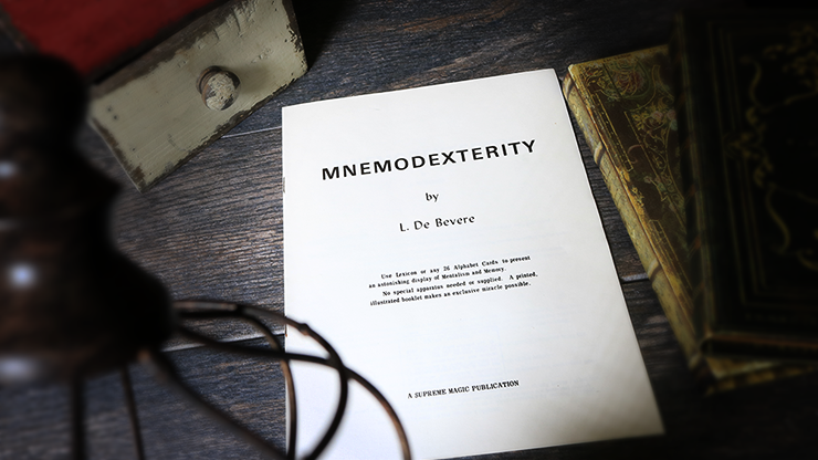 Mnemodexterity by L. De Bevere, on sale