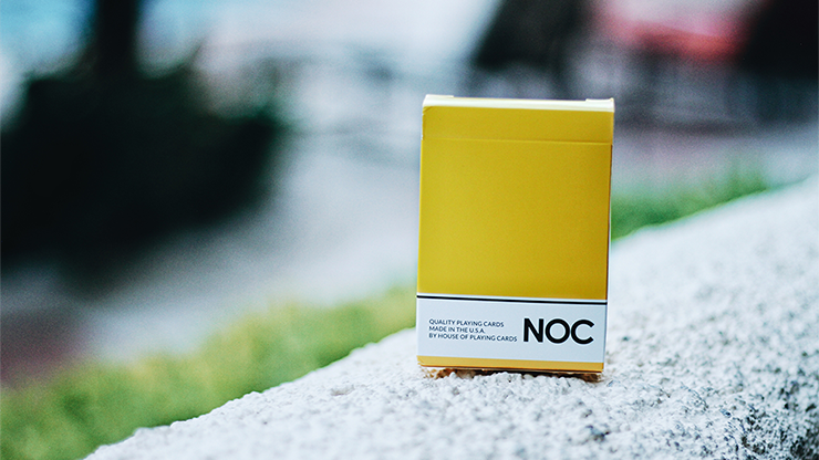 NOC Original Deck, jaune imprimé à l'USPCC par The Blue Crown