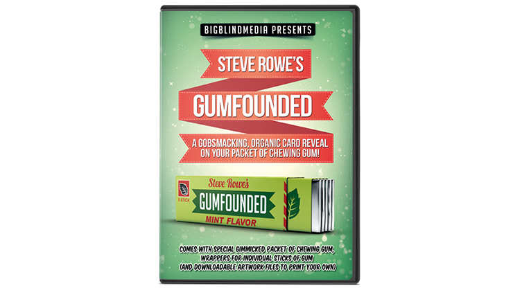 GUMFOUNDED (with DVD and Gimmick) by Steve Rowe
