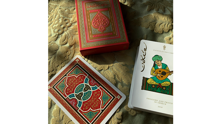 ARABESQUE Playing Cards - Player's Edition (Red) by Lotrek