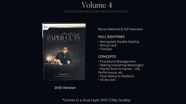Paper Cuts Secret Volume by Armando Lucero