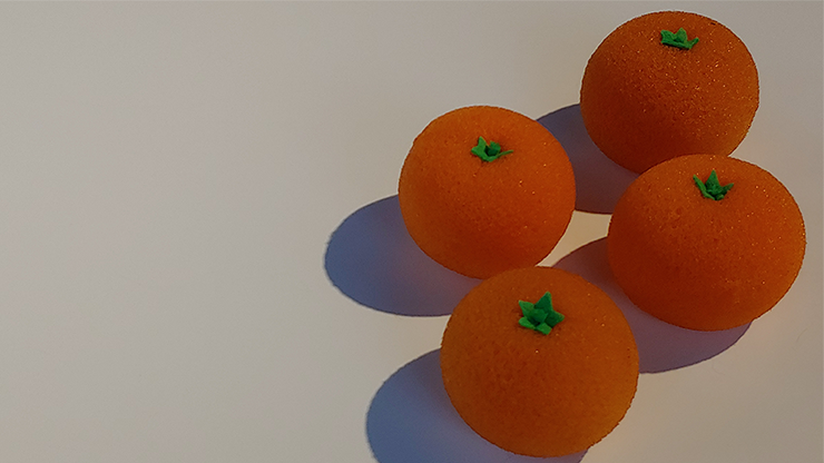 Fruit Sponge Ball, Orange by Hugo Choi