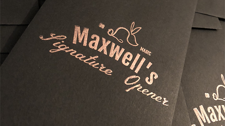 Maxwell's Signature Opener, Gimmicks and Online Instructions by The Other Brothers*