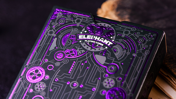 Cyberpunk Purple by Elephant Playing Cards, on sale