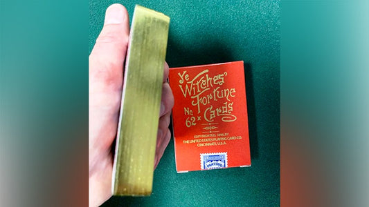 Cartes de fortune dorées en édition limitée Ye Witches, 2 voies arrière, RED BOX*