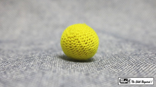 Boule au crochet 0,75 pouce simple, jaune par Mr. Magic