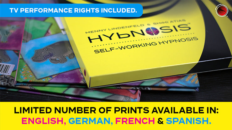 HYbNOSIS - SPANISH BOOK SET LIMITED PRINT - HYPNOSIS WITHOUT HYPNOSIS, PRO SERIES by Menny Lindenfeld &amp; Shimi Atias