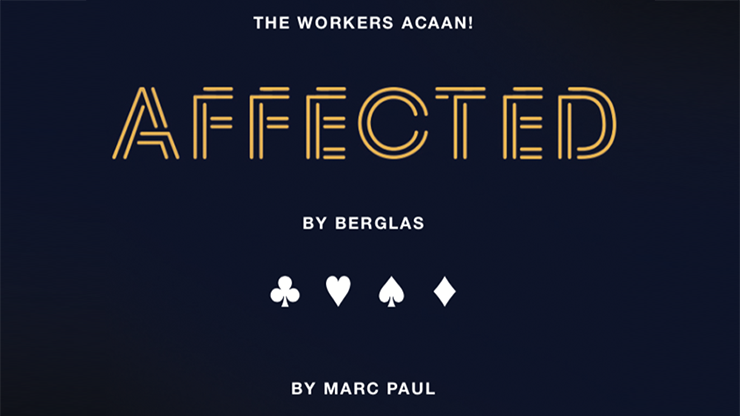 Affecté par Berglas (Gimmick et instructions en ligne) par Marc Paul &amp; Kaymar Magic - Astuce