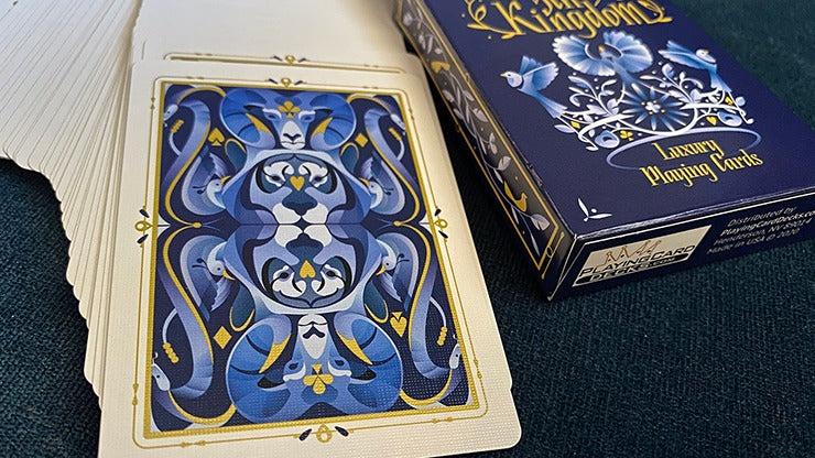 5th Kingdom Semi-Transformation, Player Edition Gilded Blue 2 Way Playing Cards