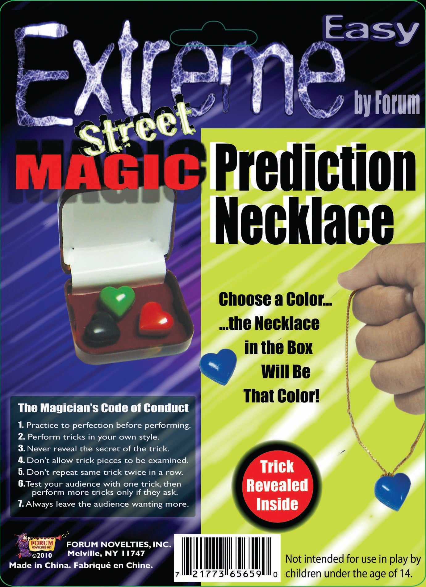 Extreme Street Magic Prediction Necklace