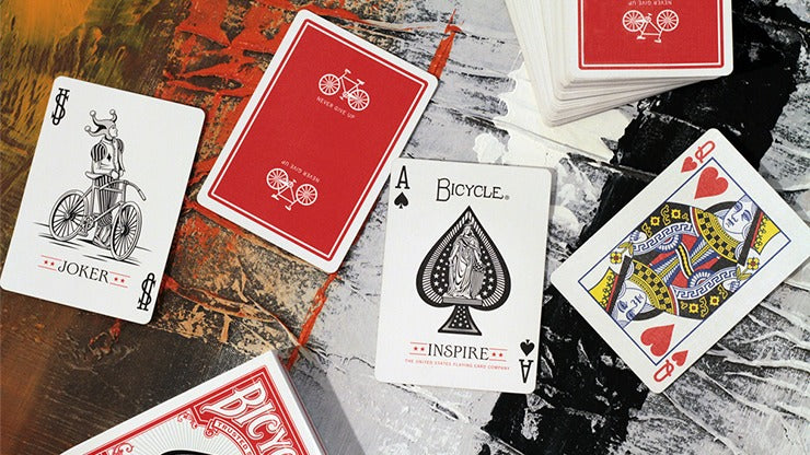 Bicycle Inspire, Red Playing Cards