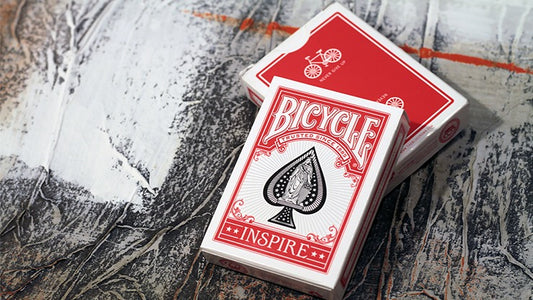 Bicycle Inspire, cartes à jouer rouges