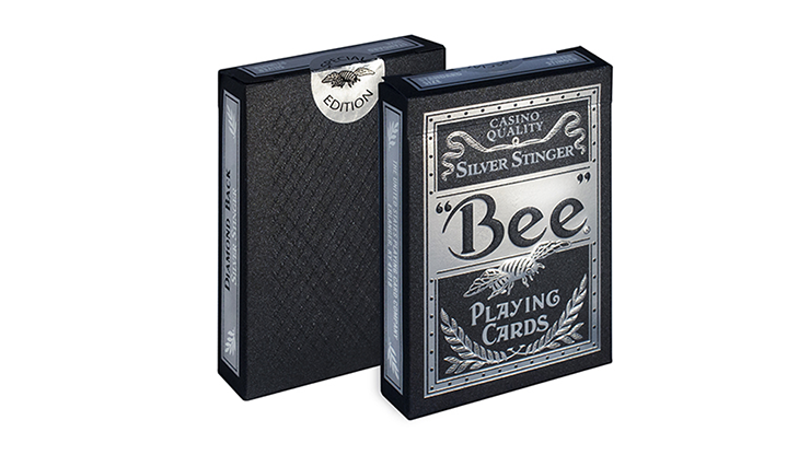 Cartes à jouer Bee Silver Stinger par USPCC