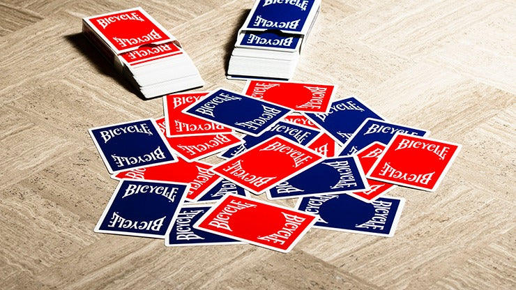 Bicycle Insignia Back, Blue Playing Cards